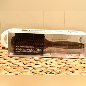 Brand NWT—TIRI BOARBRISTLE 75mm Round Hairbrush Never Removed from Packaging